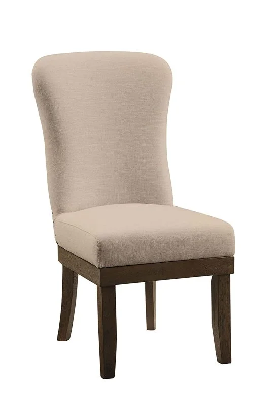 Acme Landon Upholstered Side Chair in Beige and Salvage Brown (Set of 2) 60742 CLEARANCE EST SHIP TIME APPX 4 WEEKS