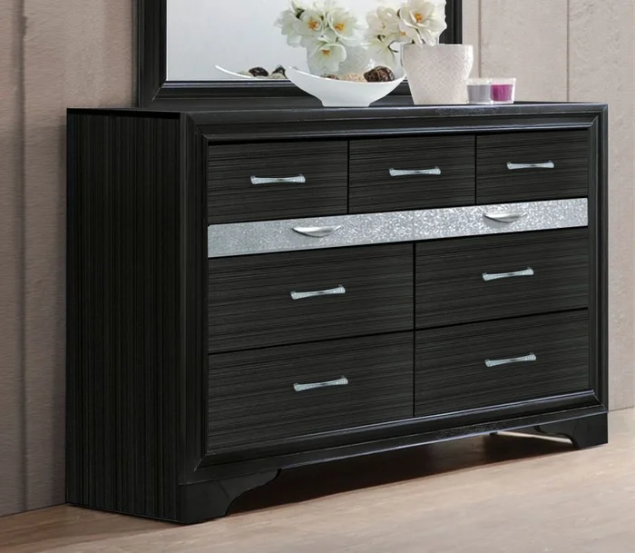 Acme Naima 9-Drawer Dresser in Black 25905 EST SHIP TIME APPX 4 WEEKS