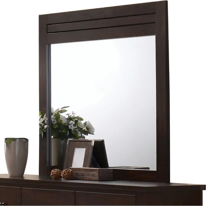 Acme Panang Mirror in Mahogany 23374 EST SHIP TIME APPX 4 WEEKS