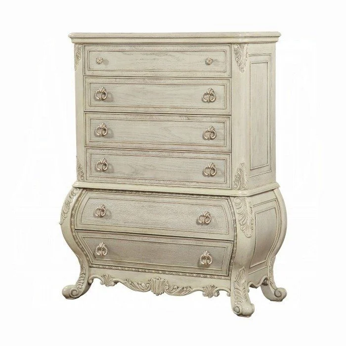 Acme Ragenardus Chest in Antique White 27016 EST SHIP TIME APPX 4 WEEKS