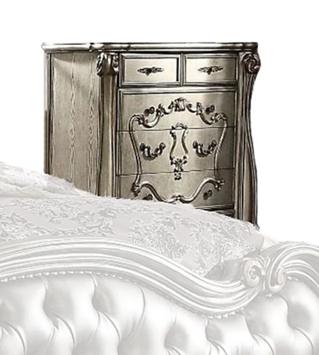Acme Versailles Chest in Antique Platinum 26846 EST SHIP TIME APPX 4 WEEKS