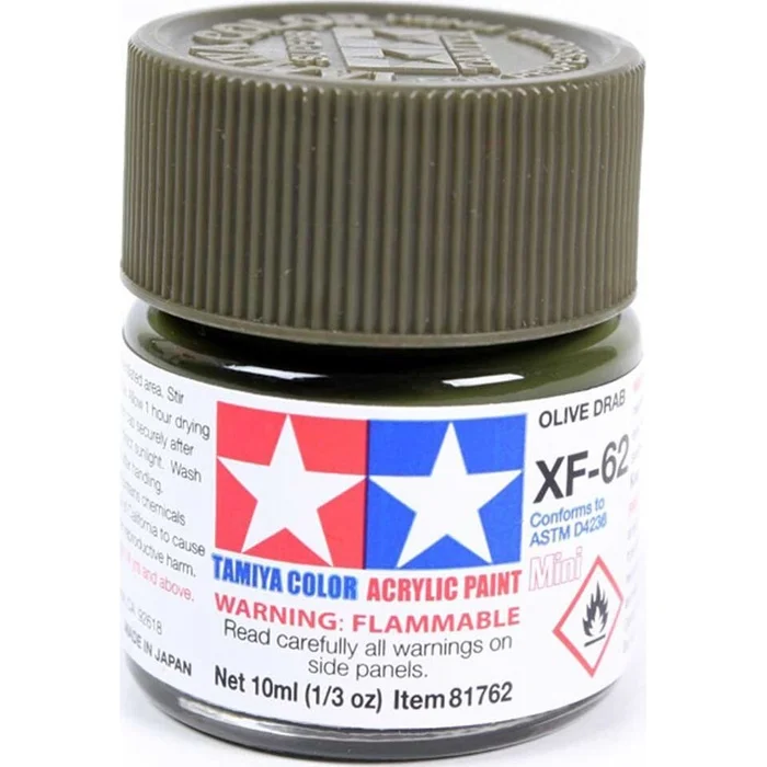 Acrylic Mini XF62, Olive Drab