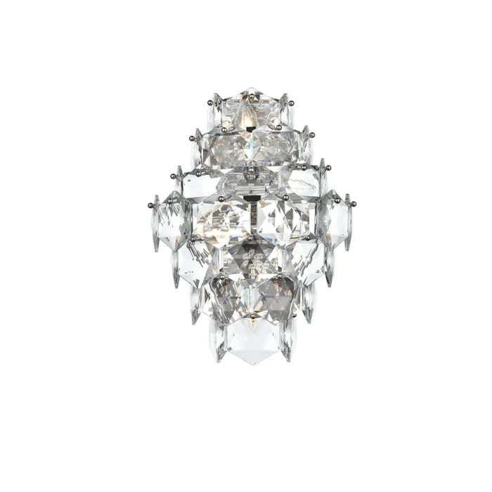 adaline 18 inch wall sconce in chrome