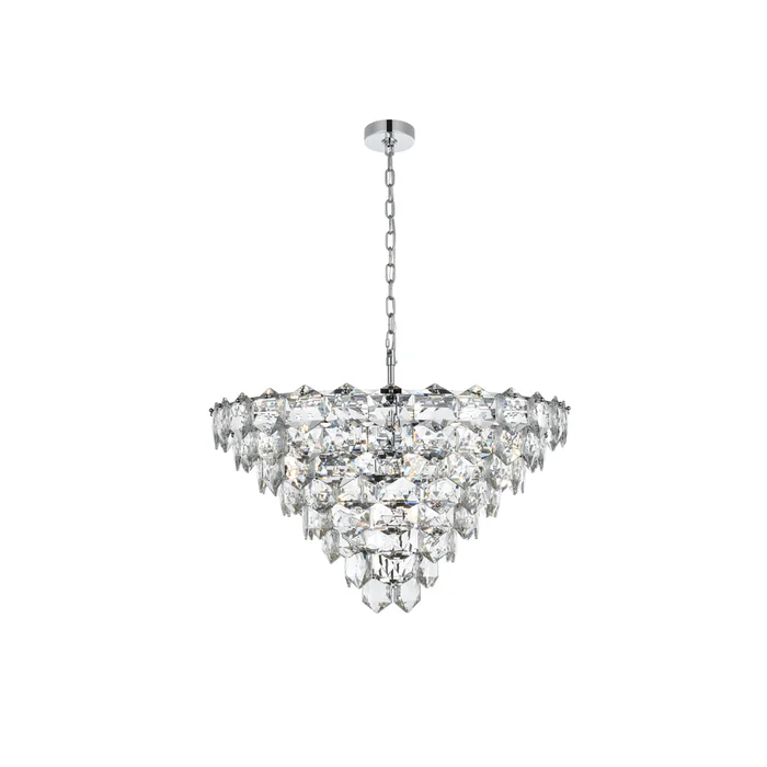 adaline 32 inch chandelier in chrome