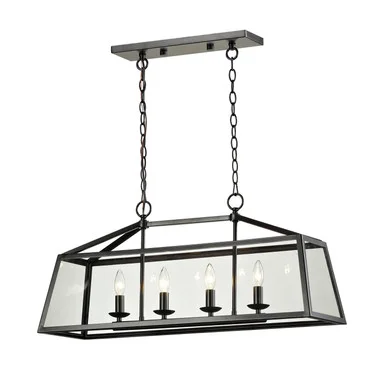 Alanna Four Light Chandelier in Oil Rubbed Bronze (45|31508/4)