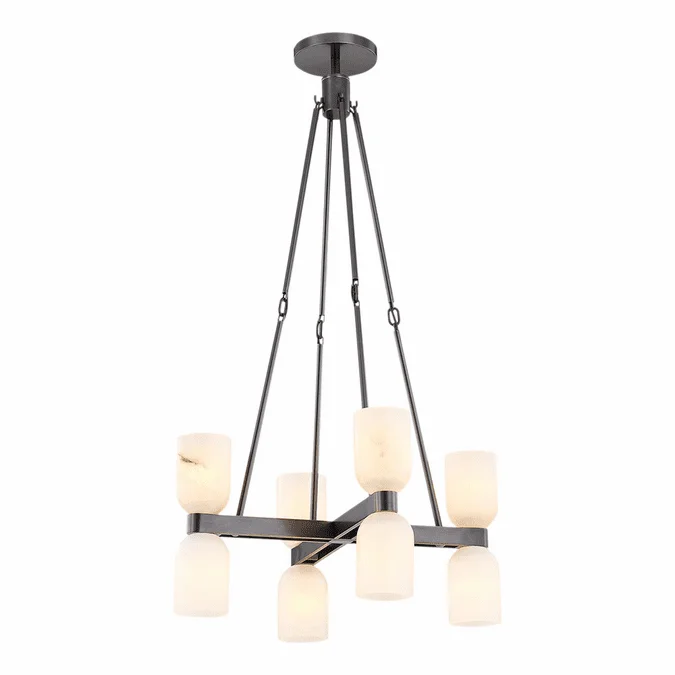 Alora CH338822UBAR Lucian Modern Urban Bronze Mini Chandelier Lighting