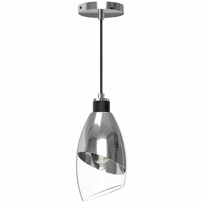 Alora Mood PD587105CHCL Capri Modern Chrome Mini Pendant Hanging Light