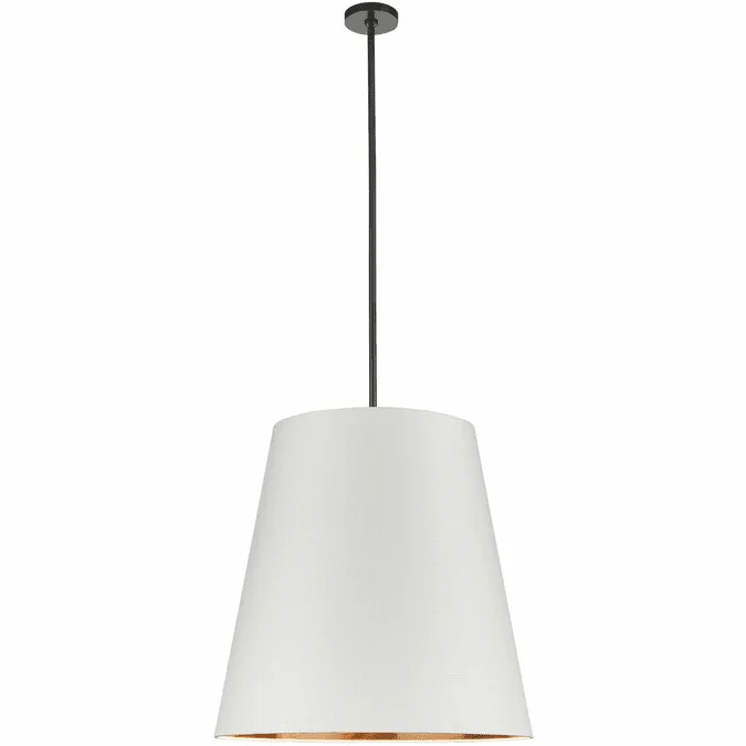 Alora PD311025UBWG Calor Modern Urban Bronze 24.8″ Drum Pendant Lamp