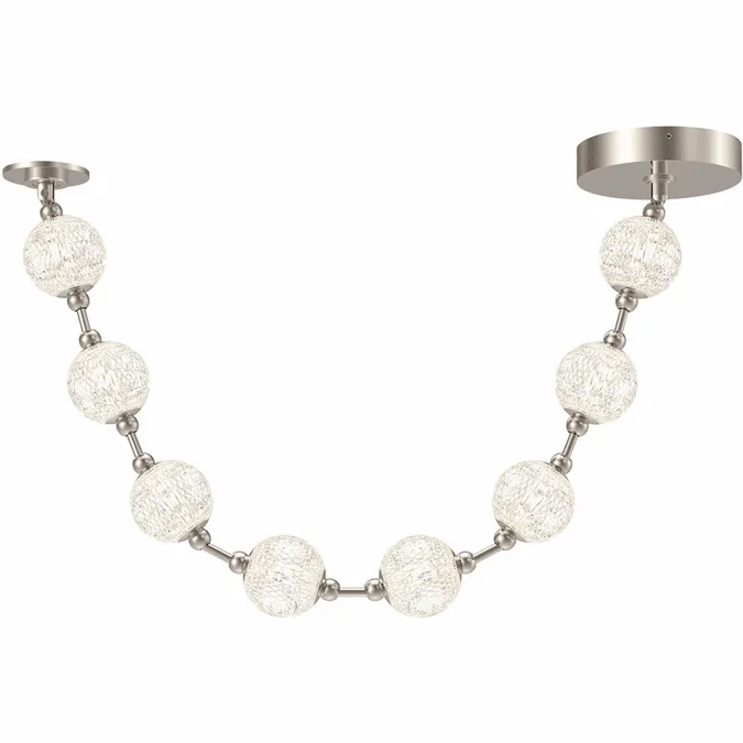 Alora PD321708PN Marni Modern Polished Nickel LED Mini Pendant Lamp