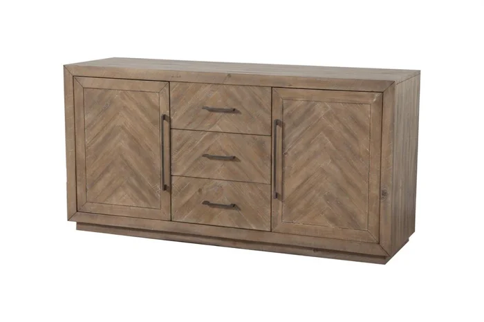 Alpine Furniture Aiden Sideboard in Weathered Natural 3348-06 PROMO