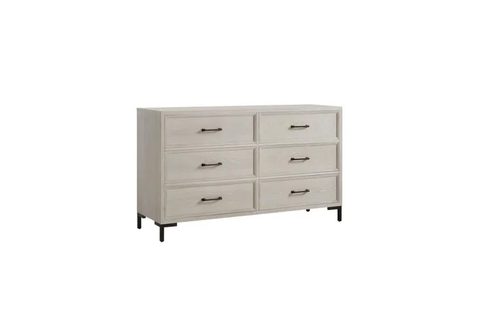 Alpine Furniture Bradley Dresser in Antique White F7210-05 PROMO PROMO