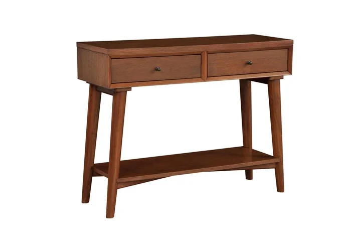Alpine Furniture Flynn Console Table in Acorn 966-63 PROMO