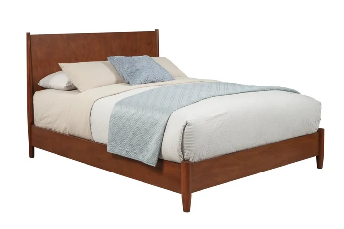 Alpine Furniture Flynn Full Platform Bed in Acorn 766-08F PROMO