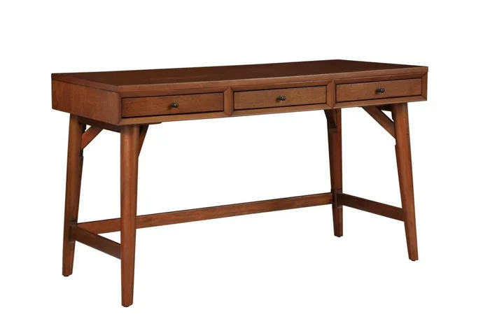 Alpine Furniture Flynn Large Desk in Acorn 966-66 PROMO
