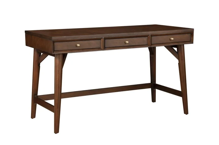 Alpine Furniture Flynn Large Desk in Walnut 966WAL-66 PROMO