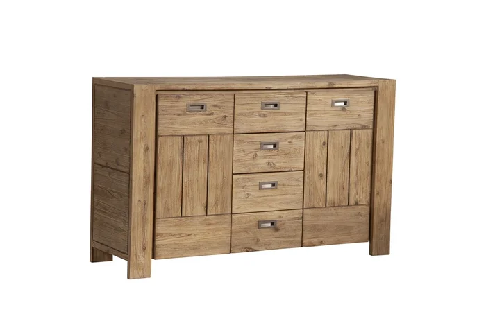 Alpine Furniture Seashore Sideboard in Antique Natural 8868-06 PROMO