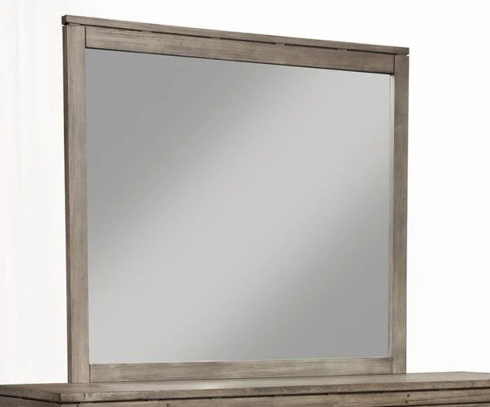 Alpine Furniture Sydney Mirror in Weathered Grey 1700-06 PROMO