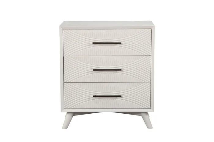 Alpine Furniture Tranquility Small Chest in White 1867-04 PROMO