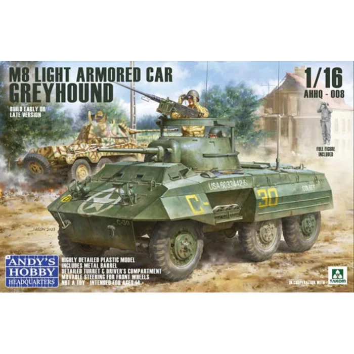 Andy’s Hobby Headquarters 1/16 US M8 Greyhound
