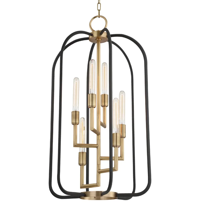 Angler Six Light Chandelier