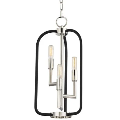 Angler Three Light Lantern in Polished Nickel (70|8313-PN)