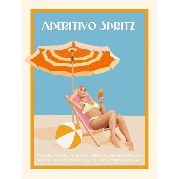 Aperitivo Spritz Giant Art 72×54 Wall Art|uvre dart murale Giant Art Aperitivo Spritz 72×54