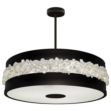 Arctic Halo Three Light Pendant in Black (48|876340-2ST)