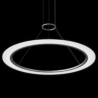 Arctic Rings LED Pendant in Bright Satin Aluminum (69|2073.16)