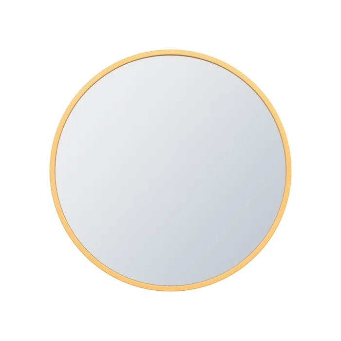 Arcus 30 X 30 Hand Crafted Round Mirror – Gold|Miroir rond Arcus 30po x 30po fabriqu la main – dor
