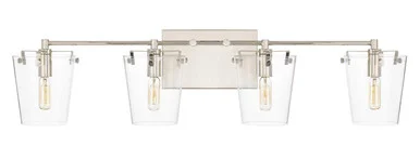 Arlo Four Light Bath in Black/Polished Nickel (137|351B04BLPN)
