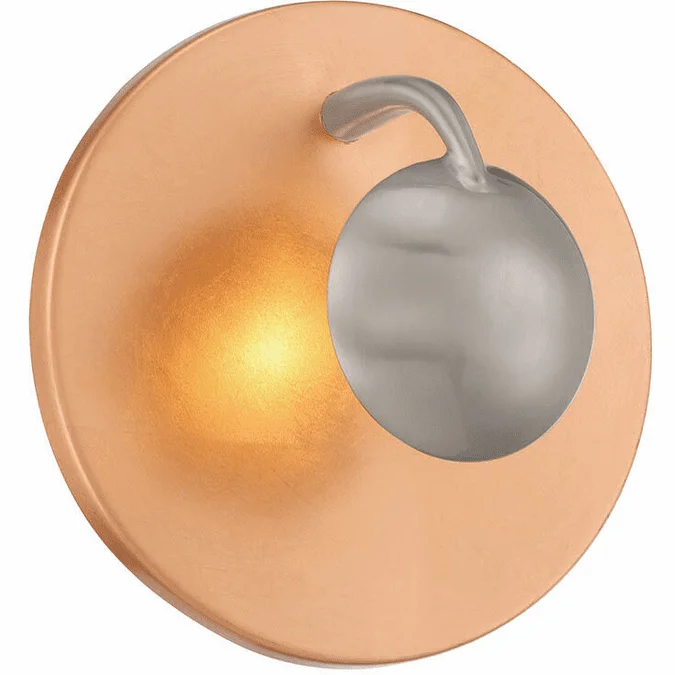 Arnsberg 223810209 Aurora Modern Copper / Silver LED Wall Lighting