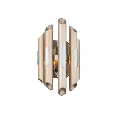 Arpeggio One Light Wall Sconce in Antique Silver Leaf Stainless (68|245-41)