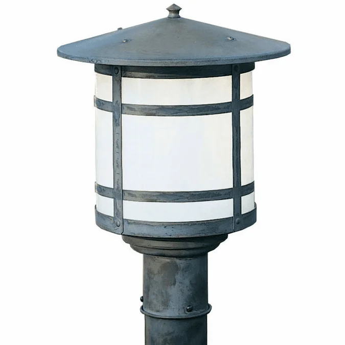 Arroyo Craftsman BP-14L Berkeley Outdoor Lighting Post – 15.125 inches tall