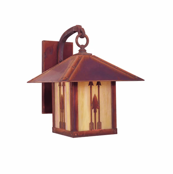 Arroyo Craftsman TRB-12AR Timber Ridge 12 inch Outdoor Wall Sconce with Arrow Filigree