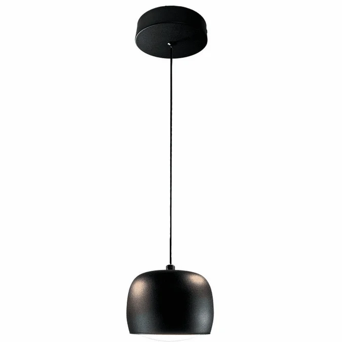 Artcraft AC6781BK Onyx Black LED Mini Lighting Pendant