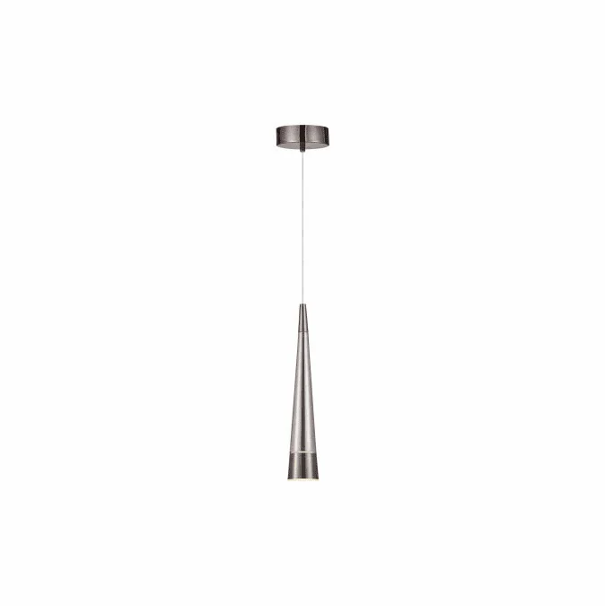 Artcraft AC6821SM Sunnyvale Contemporary Pearl Black and Smoke LED Mini Pendant Light