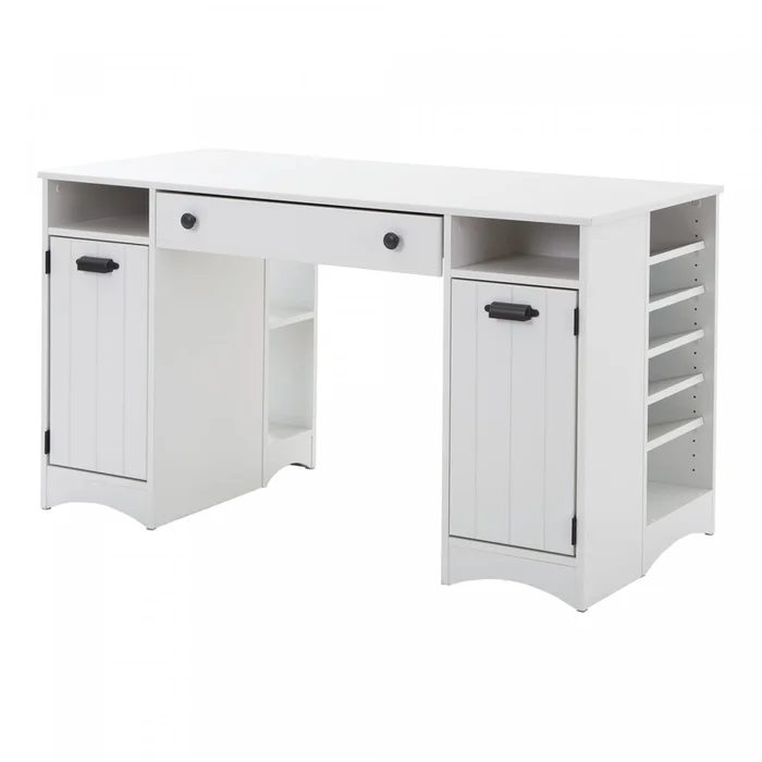 Artwork Craft Table With Storage – Pure White | Table dartisanat Artwork avec rangement – blanc solide | D83GGBFJ