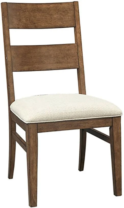 Aspenhome Asher Dining Side Chair w/ Uph Seat in Bungalow Brown I356-6640S-BRB (Set of 2)