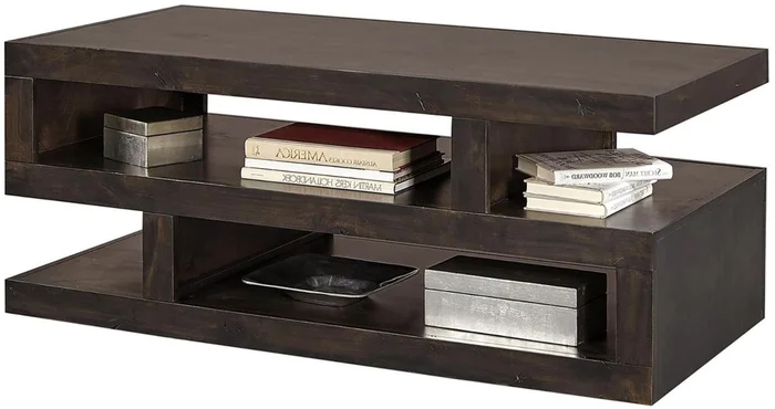 Aspenhome Avery Loft S Cocktail Table in Ghost Black DY912-GHT