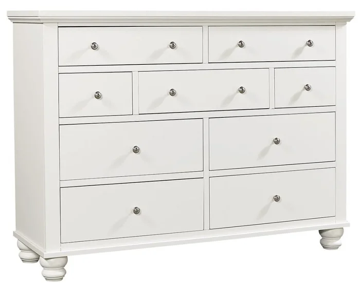 Aspenhome Cambridge Chesser in White ICB-455-WHT-5 EST SHIP TIME IS 2 WEEKS
