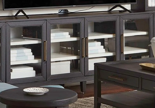 Aspenhome Camden 72″ Console in Domino I631-272