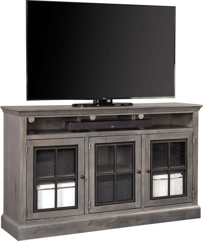 Aspenhome Churchill 66″ Highboy Console w/ 3 Doors in Brindle WDR1243-BDL