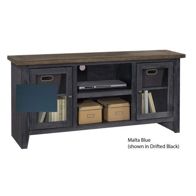Aspenhome Eastport 58″ Console w/ 2 Doors in Malta Blue ME1230-MBL