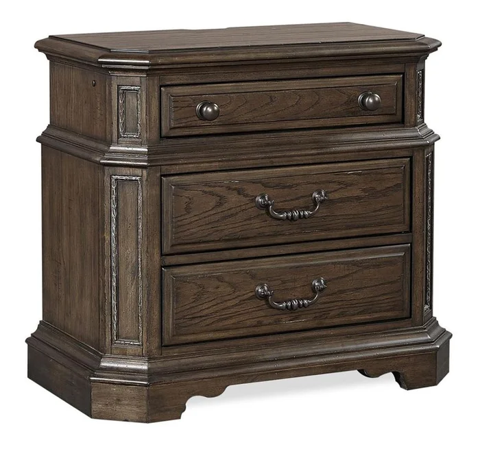Aspenhome Foxhill Liv360 Nightstand in Dark Truffle I201-449