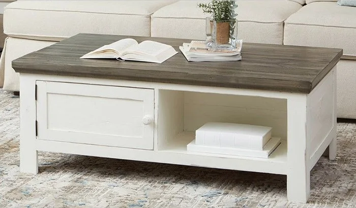 Aspenhome Mesa Cocktail Table in Antique White I641-9100-AWT