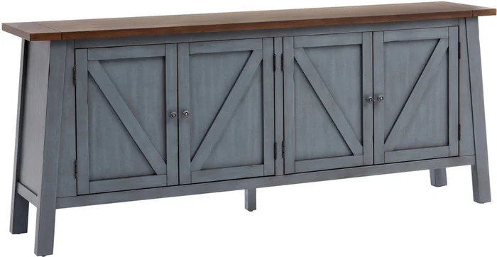 Aspenhome Pinebrook 84″ Console in Denim I629-284-DEN