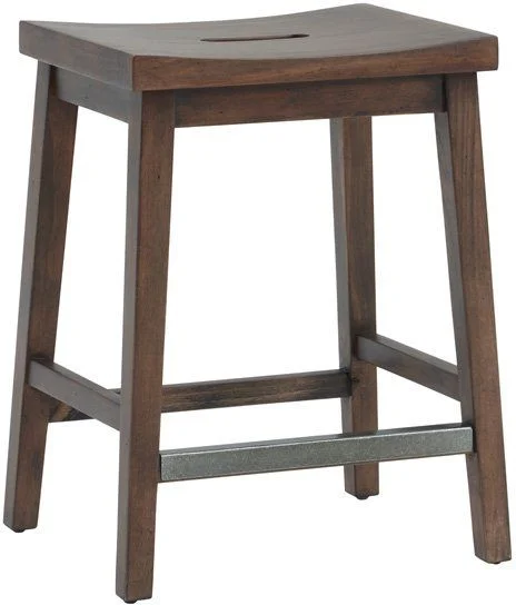 Aspenhome Pinebrook Stool in Brown I629-9200
