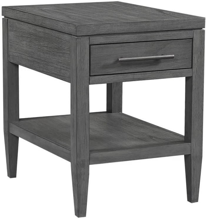 Aspenhome Preston Chairside Table in Urbane Grey I597-9130
