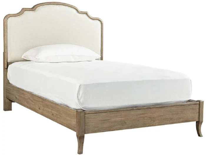 Aspenhome Provence Twin Upholstered Bed in Patine EST SHIP TIME IS 2 WEEKS