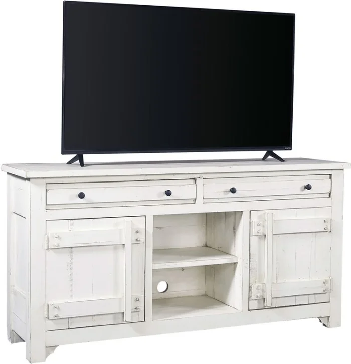 Aspenhome Reeds Farm 66″ Console in Weathered White I358-264-WWT